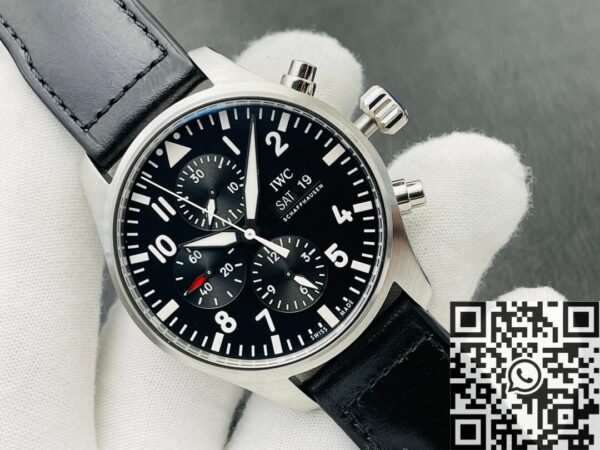 Fake IWC Pilot IW377709 Black Dial Watch ZF Factory