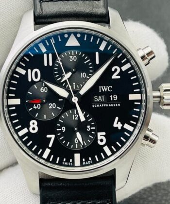 Fake IWC Pilot IW377709 Black Dial Watch ZF Factory