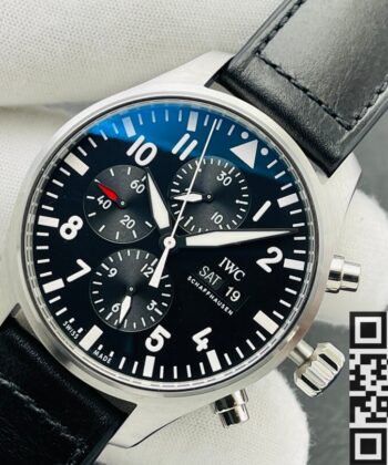 Fake IWC Pilot IW377709 Black Dial Watch ZF Factory