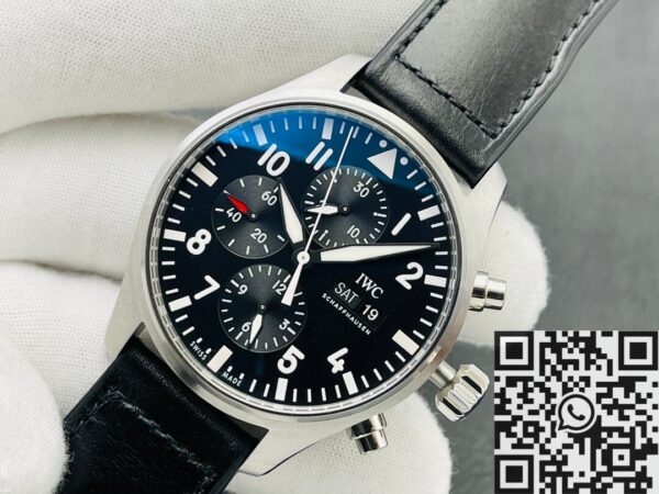 Fake IWC Pilot IW377709 Black Dial Watch ZF Factory