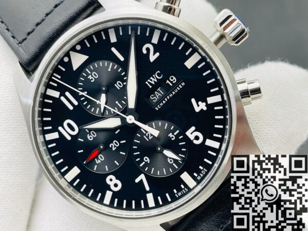 Fake IWC Pilot IW377709 Black Dial Watch ZF Factory
