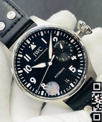 IWC Pilot's Watch IW501001 Black Dial Size 46mm ZF Factory