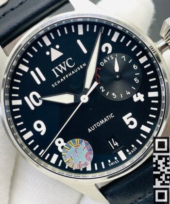 IWC Pilot's Watch IW501001 Black Dial Size 46mm ZF Factory