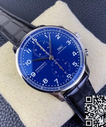 IWC Portugieser 40 IW371491 Blue Panda Plate Watch ZF Factory
