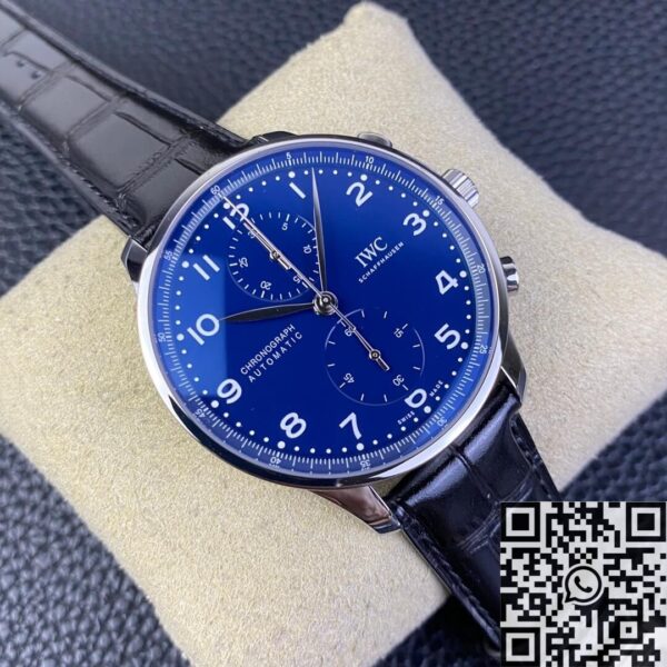 IWC Portugieser 40 IW371491 Blue Panda Plate Watch ZF Factory