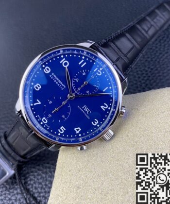IWC Portugieser 40 IW371491 Blue Panda Plate Watch ZF Factory
