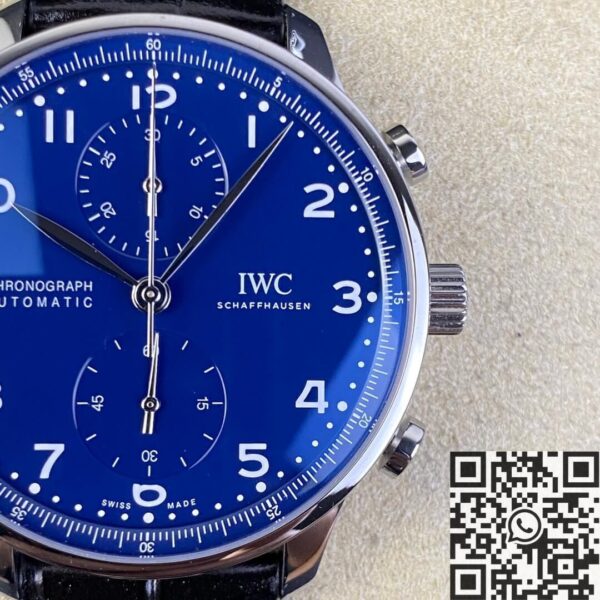 IWC Portugieser 40 IW371491 Blue Panda Plate Watch ZF Factory
