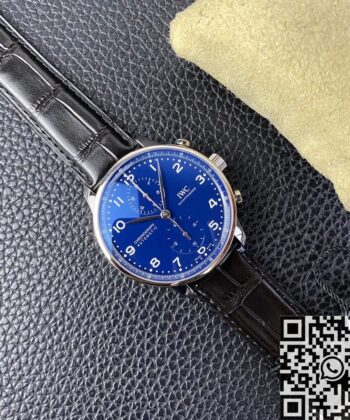 IWC Portugieser 40 IW371491 Blue Panda Plate Watch ZF Factory