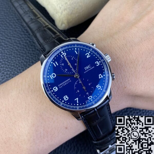 IWC Portugieser 40 IW371491 Blue Panda Plate Watch ZF Factory