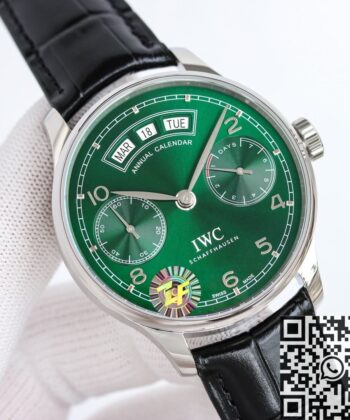 IWC Portugieser Green IW503501 Black Strap Watch ZF Factory