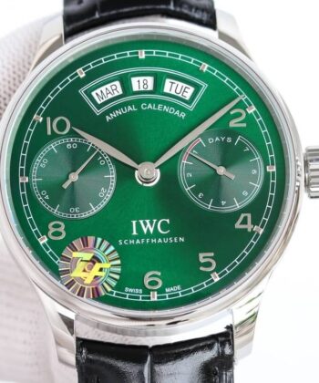 IWC Portugieser Green IW503501 Black Strap Watch ZF Factory