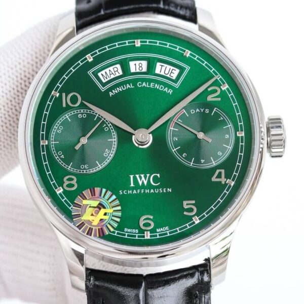 IWC Portugieser Green IW503501 Black Strap Watch ZF Factory