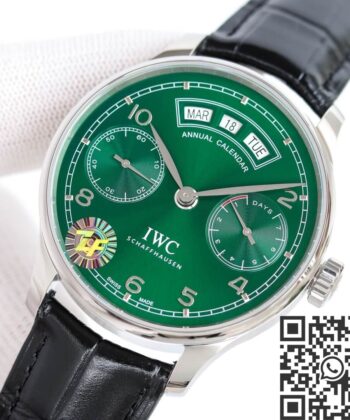 IWC Portugieser Green IW503501 Black Strap Watch ZF Factory