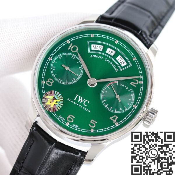 IWC Portugieser Green IW503501 Black Strap Watch ZF Factory