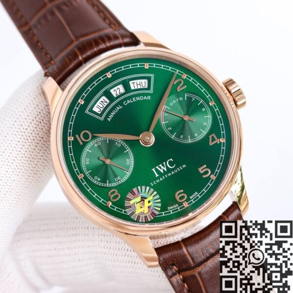 IWC Portugieser Watches Replica IW503501 Green Dial ZF
