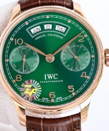 IWC Portugieser Watches Replica IW503501 Green Dial ZF