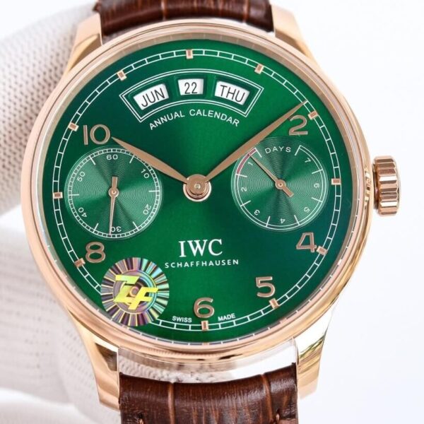 IWC Portugieser Watches Replica IW503501 Green Dial ZF