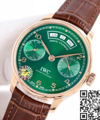 IWC Portugieser Watches Replica IW503501 Green Dial ZF