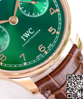 IWC Portugieser Watches Replica IW503501 Green Dial ZF