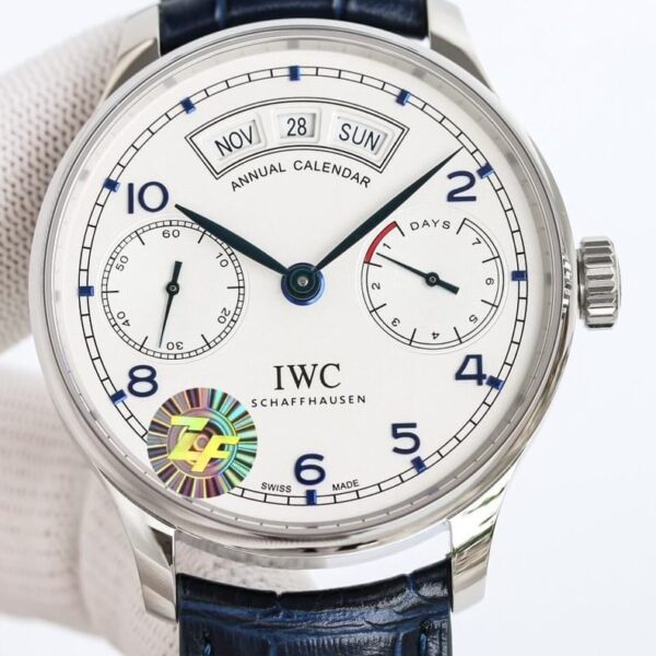 Fake Portugieser Watch IWC IW503501 Blue Strap ZF Factory