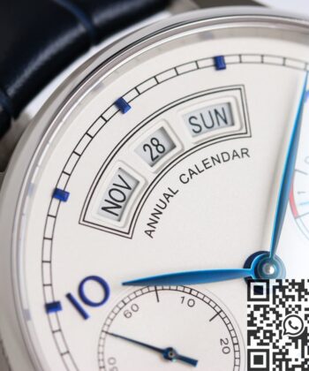 Fake Portugieser Watch IWC IW503501 Blue Strap ZF Factory
