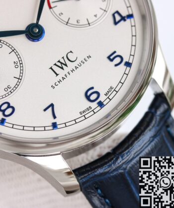 Fake Portugieser Watch IWC IW503501 Blue Strap ZF Factory