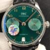 IWC Portugieser Men Watch IW500708 Green Panda Plate ZF