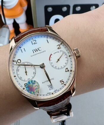 IWC Portugieser 42MM IW500701 Brown Srap Watch ZF Factory
