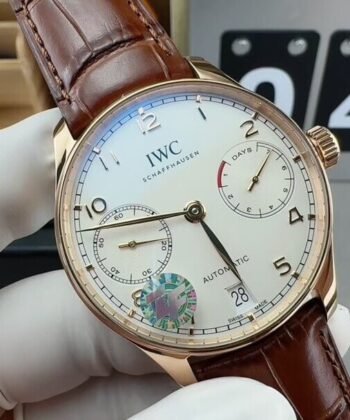 IWC Portugieser 42MM IW500701 Brown Srap Watch ZF Factory