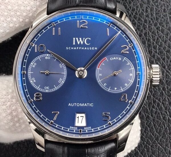 Portugieser Watch IWC IW500710 Blue Panda Plate ZF Factory