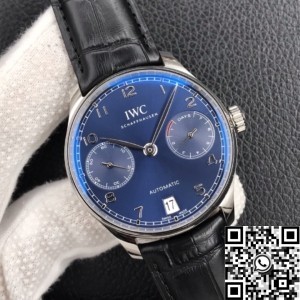 Portugieser Watch IWC IW500710 Blue Panda Plate ZF Factory