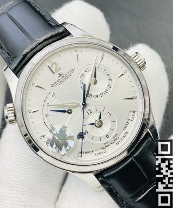 Jaeger-LeCoultre Master Watch Geographic 1428421 Silver Dial