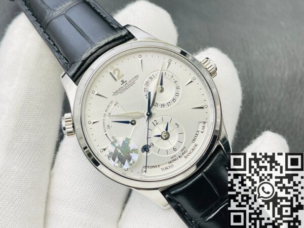 Jaeger-LeCoultre Master Watch Geographic 1428421 Silver Dial