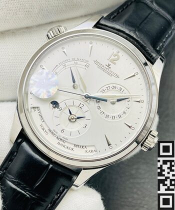 Jaeger-LeCoultre Master Watch Geographic 1428421 Silver Dial