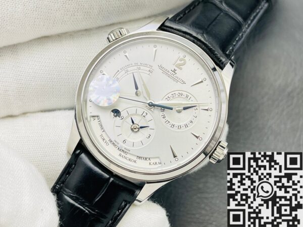 Jaeger-LeCoultre Master Watch Geographic 1428421 Silver Dial