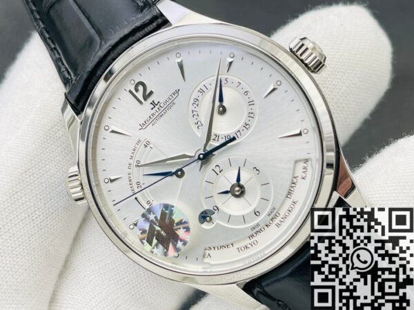 Jaeger-LeCoultre Master Watch Geographic 1428421 Silver Dial