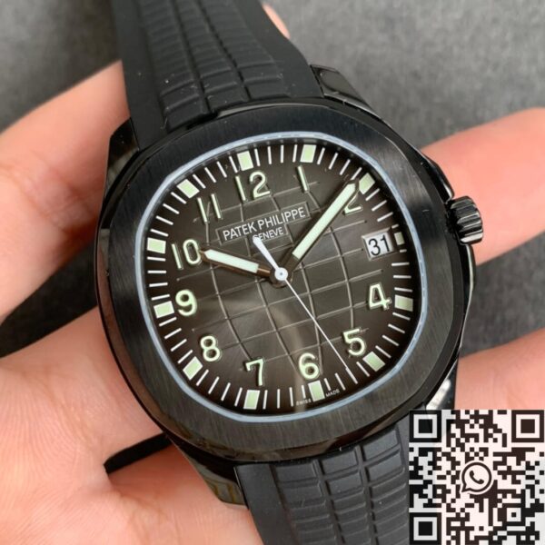 ZF Patek Philippe Aquanaut Modify A 5167A Black Rubber Strap