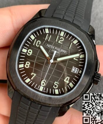 ZF Patek Philippe Aquanaut Modify A 5167A Black Rubber Strap