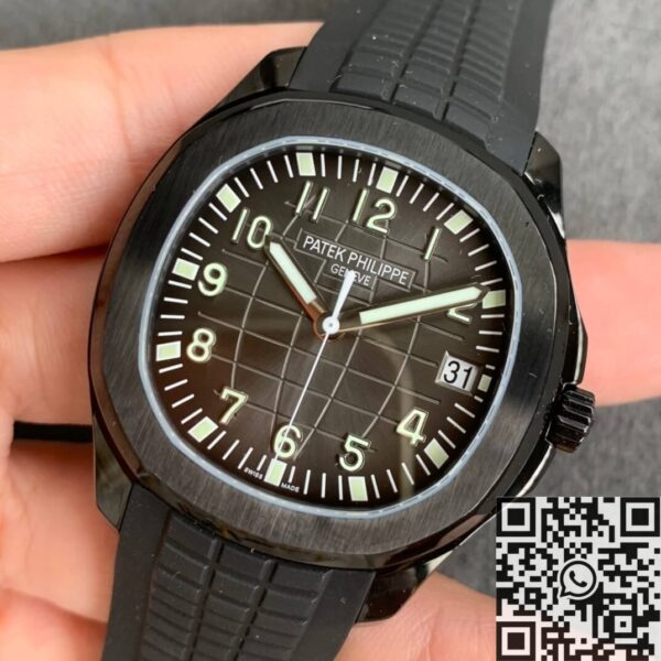 ZF Patek Philippe Aquanaut Modify A 5167A Black Rubber Strap