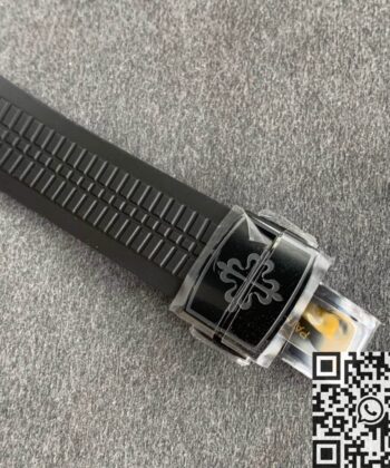ZF Patek Philippe Aquanaut Modify A 5167A Black Rubber Strap