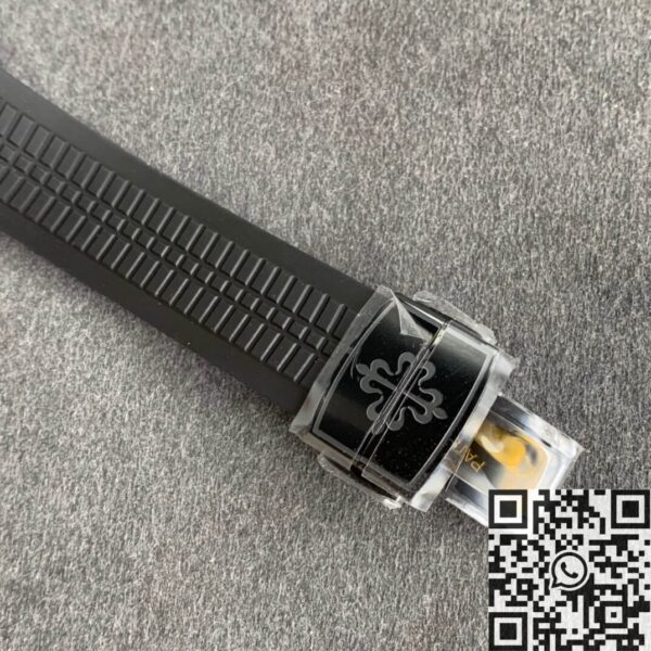ZF Patek Philippe Aquanaut Modify A 5167A Black Rubber Strap