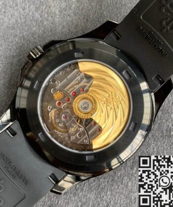 ZF Patek Philippe Aquanaut Modify A 5167A Black Rubber Strap