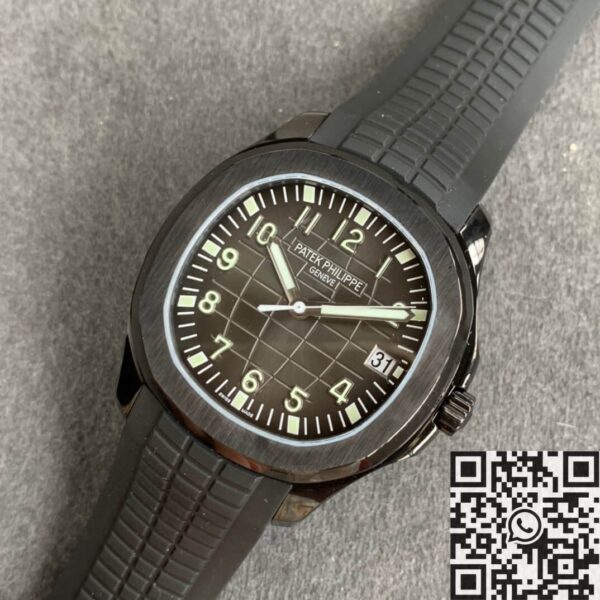 ZF Patek Philippe Aquanaut Modify A 5167A Black Rubber Strap