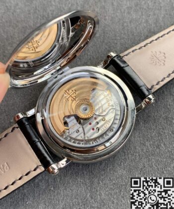 Patek Philippe Calatrava Watch 5153G-010 Black Leather Strap ZF
