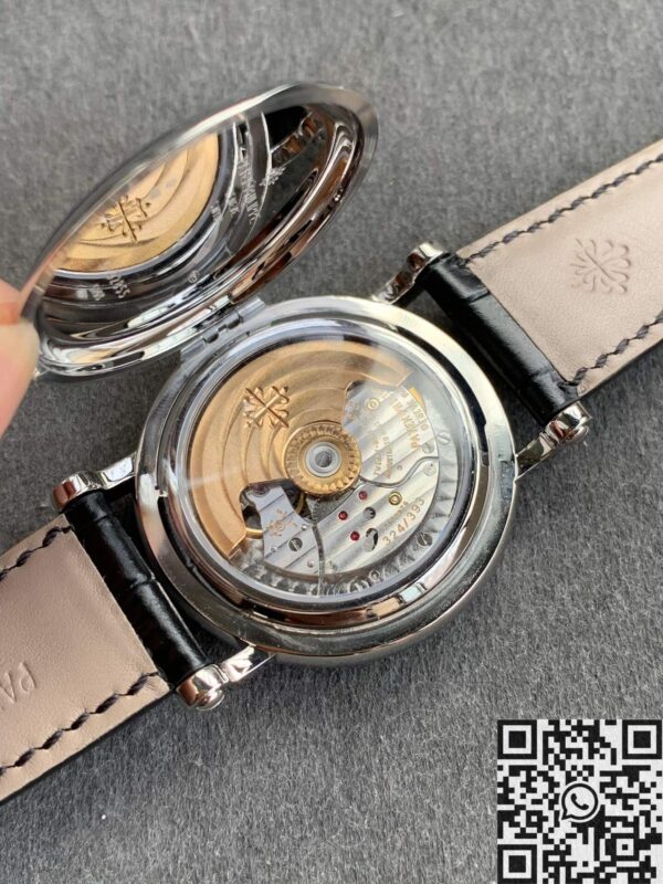 Patek Philippe Calatrava Watch 5153G-010 Black Leather Strap ZF