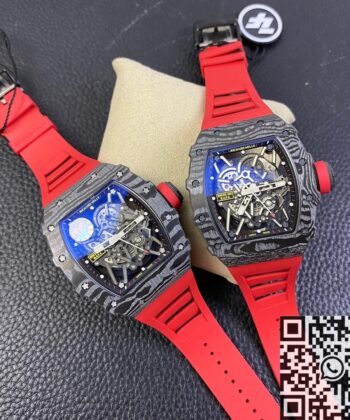 Richard Mille Watches RM35-02 V3 Red Rubber Strap ZF Factory