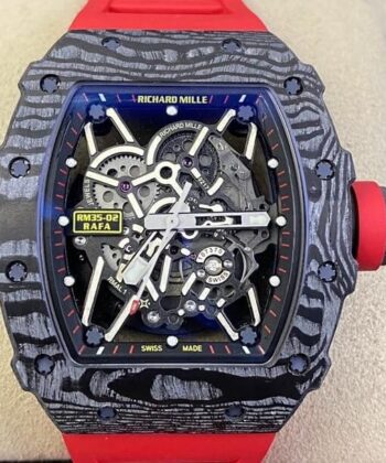 Richard Mille Watches RM35-02 V3 Red Rubber Strap ZF Factory