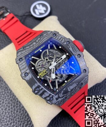 Richard Mille Watches RM35-02 V3 Red Rubber Strap ZF Factory
