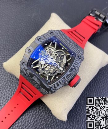Richard Mille Watches RM35-02 V3 Red Rubber Strap ZF Factory