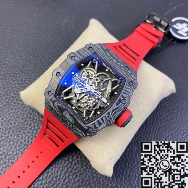 Richard Mille Watches RM35-02 V3 Red Rubber Strap ZF Factory